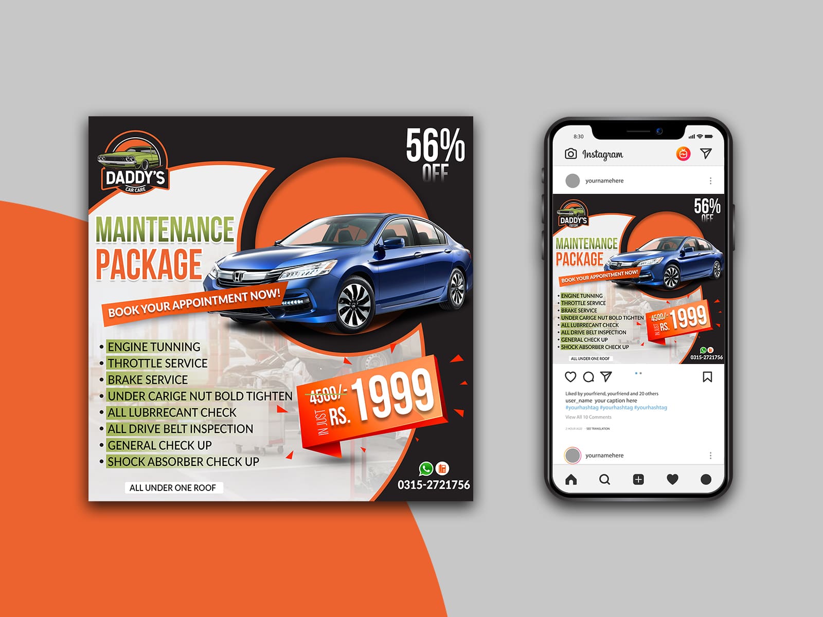 Business marketing post design