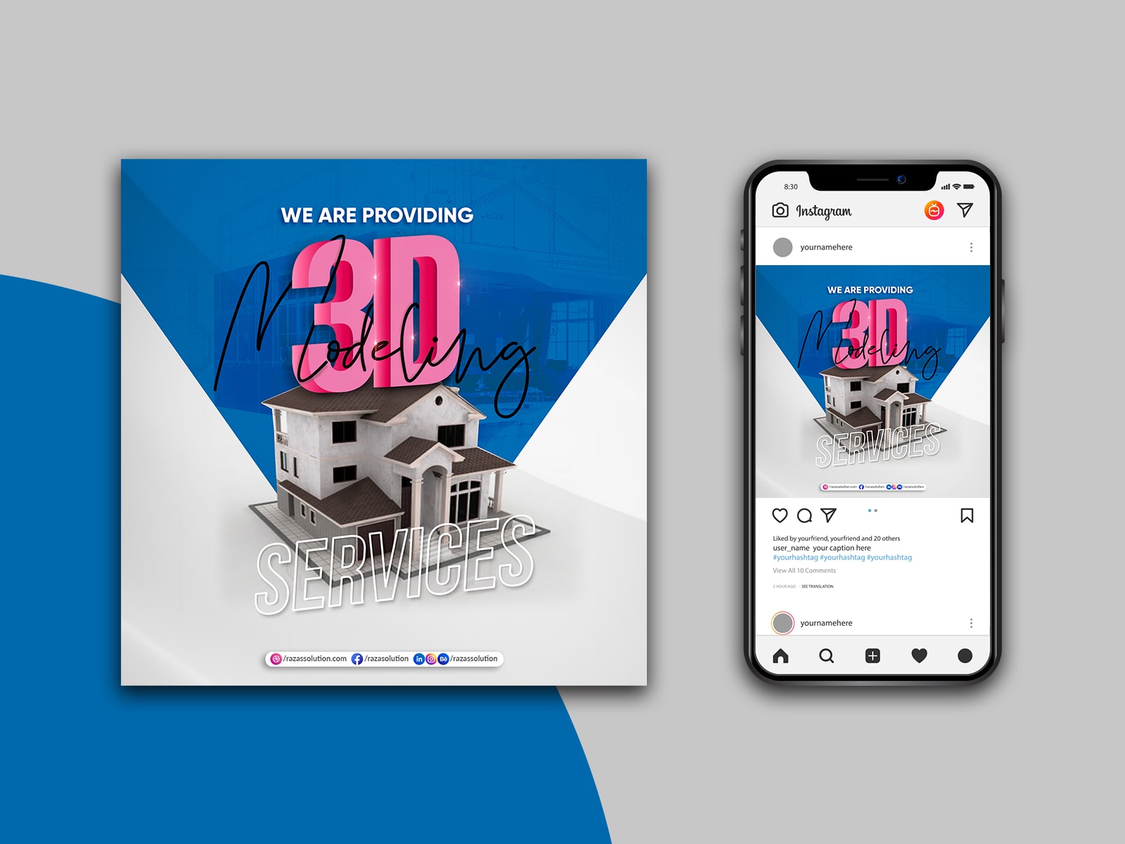 Poster design work