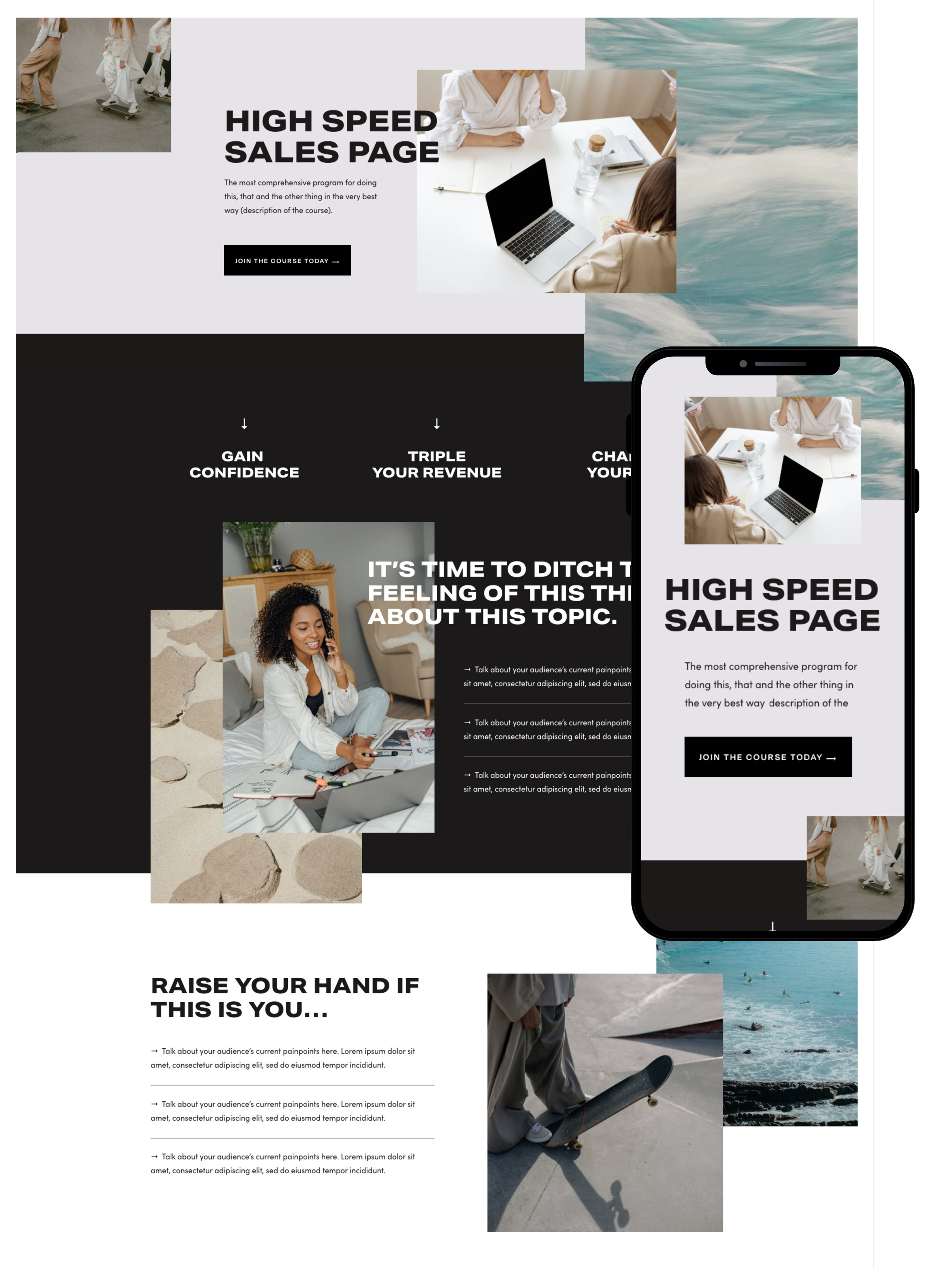 Sales Page Design | Elite Launch Design - Create in Sydney for Higher Conversions