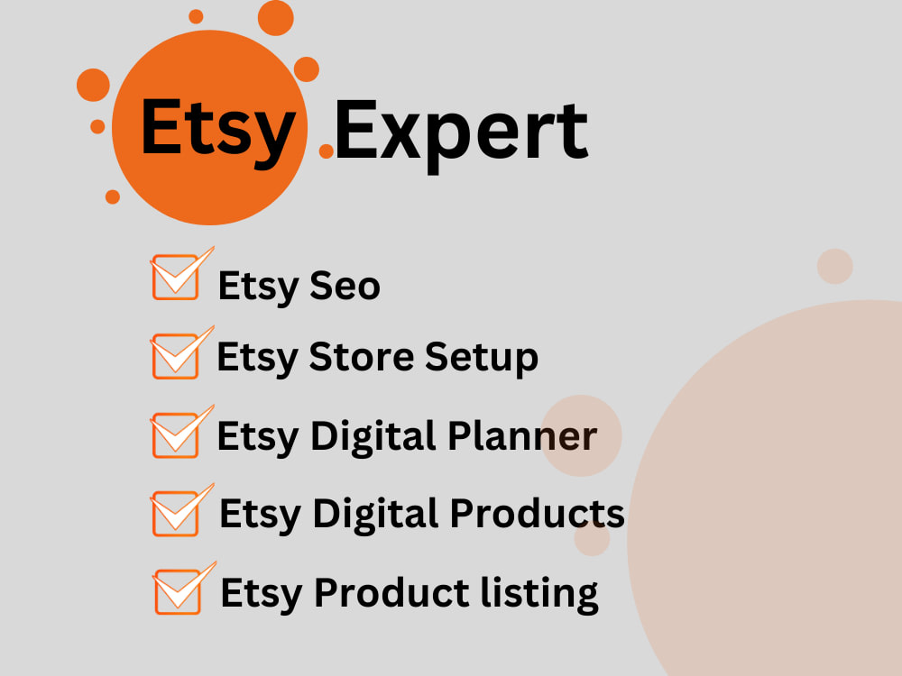 Etsy Shop Setup Service | Branding, SEO, Banner Design, Product Listings in Sydney