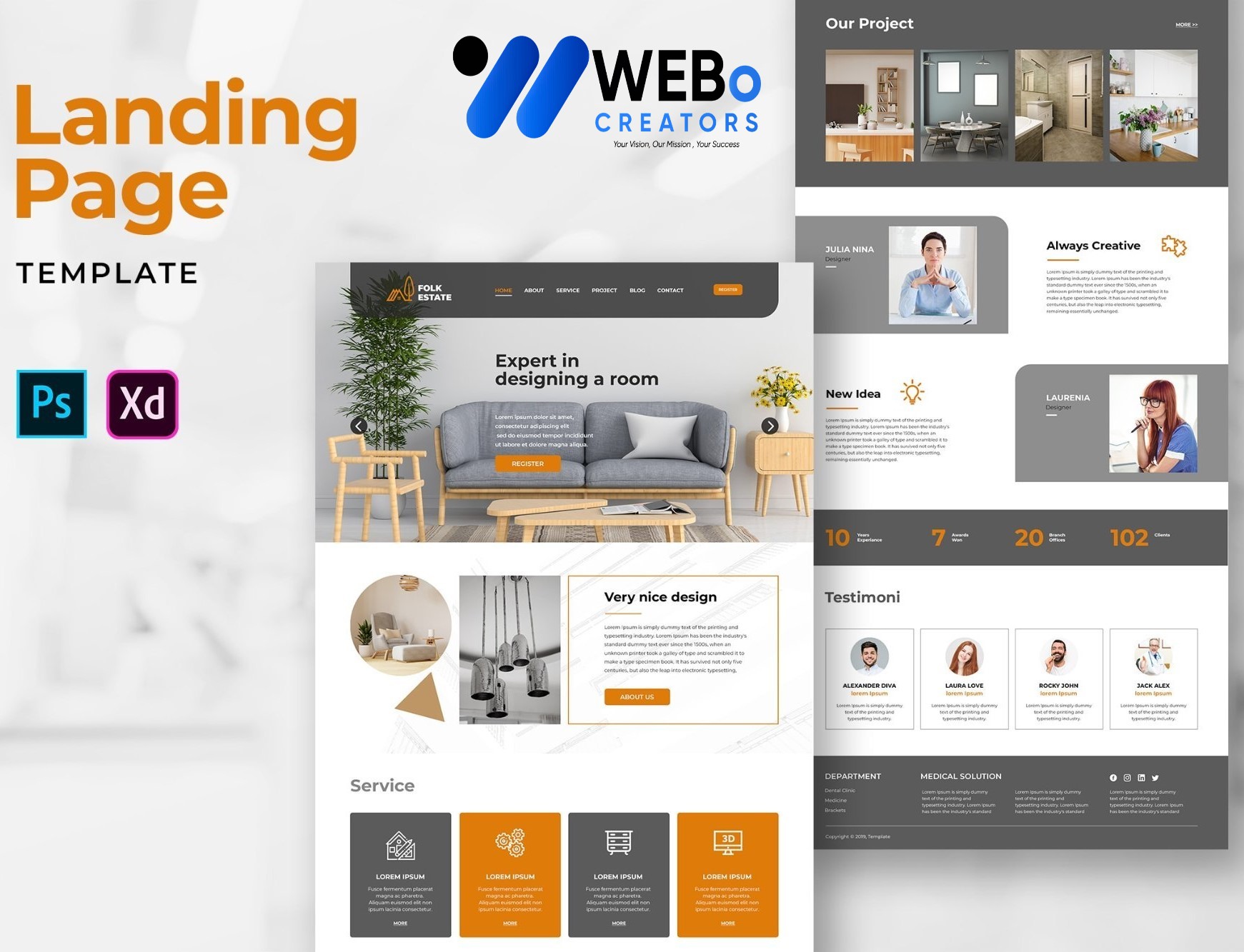 Creative Landing Page Designs, Themes, Graphic Elements for Sydney Businesses 2026