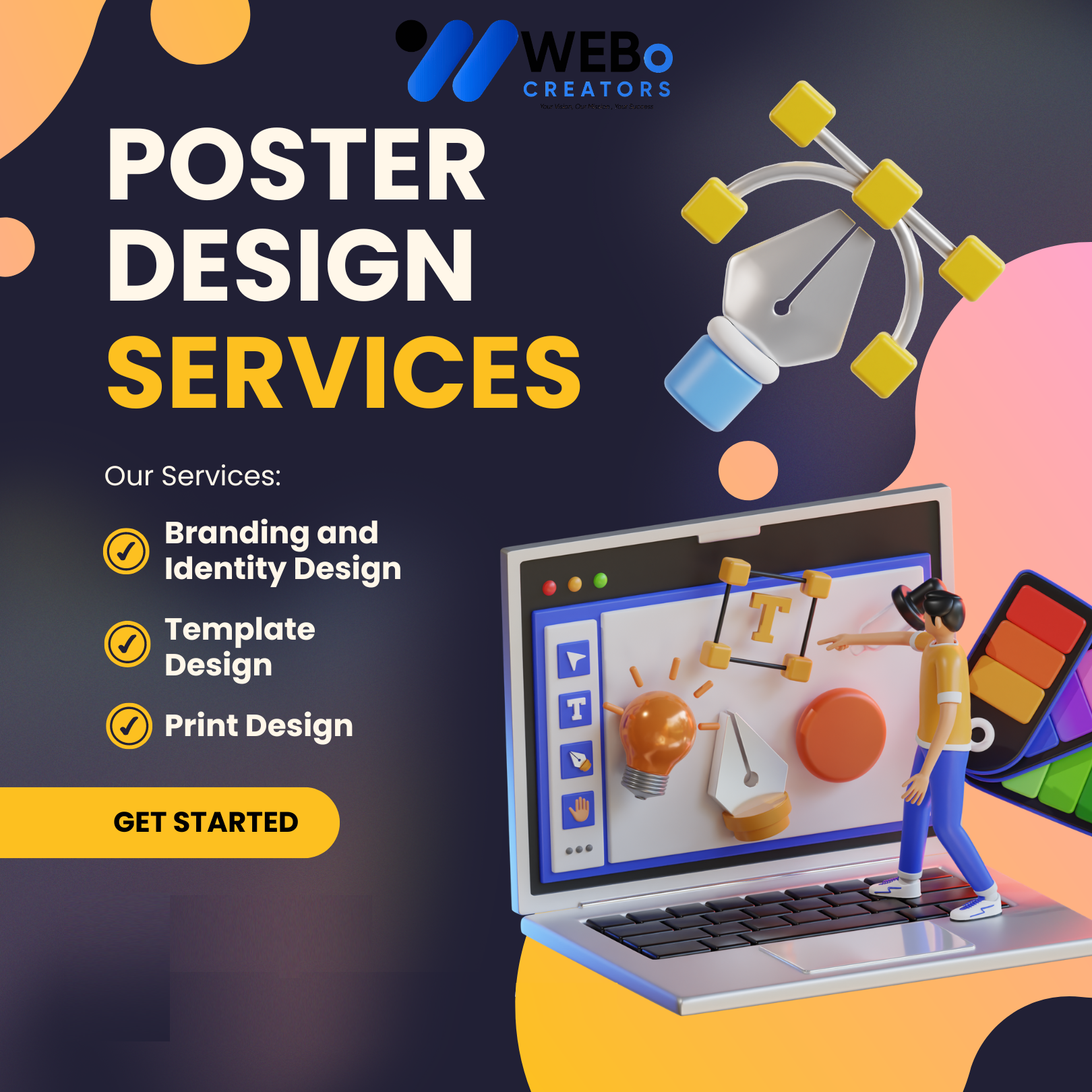 Poster Design Service | Get Powerful Advertising Poster in Sydney for Business and Events