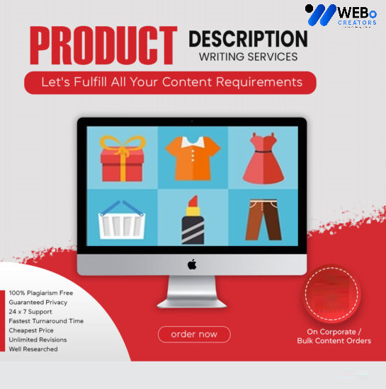 Product Description Writing Services | Best Digital Marketing Agency | Web Design in Sydney for online stores