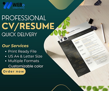 Elegant Resume Design Service, CV designs, CV writing in Sydney For Gain Job