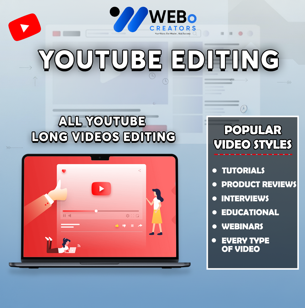 YouTube Video Editing Services at Affordable Cost - Hire Experienced YouTube Video Editors in Sydney